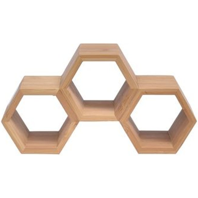 Suporte para Vinho Bamboo 15,8x9x30,2cm Kenya