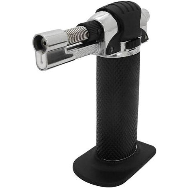 Maçarico Culinário em Inox 11,2x2,5x10,2cm Mimo Style Preto