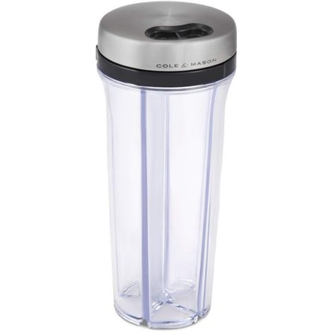 Porta Tempero com 5 Compartimentos Saunderton em Inox 415ml Cole & Mason