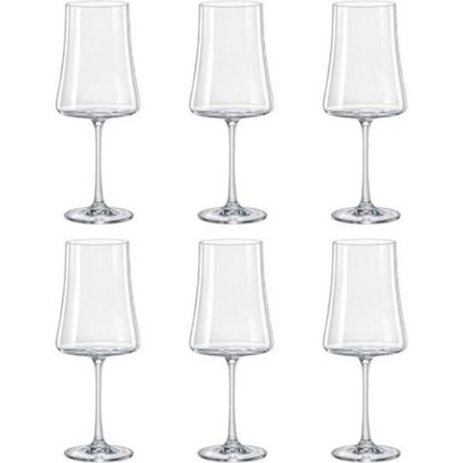 6 Taças para Água Xtra em Cristal 560ml Bohemia