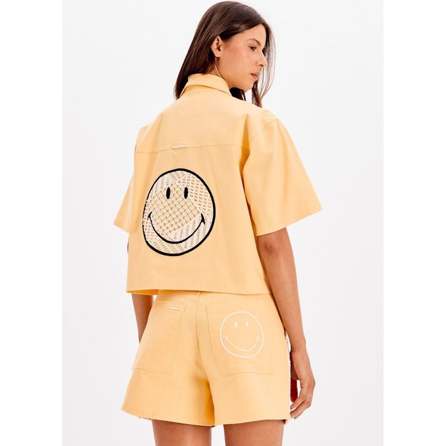 Camisa Manga Curta Com Aplicações Smiley My Favorite Things