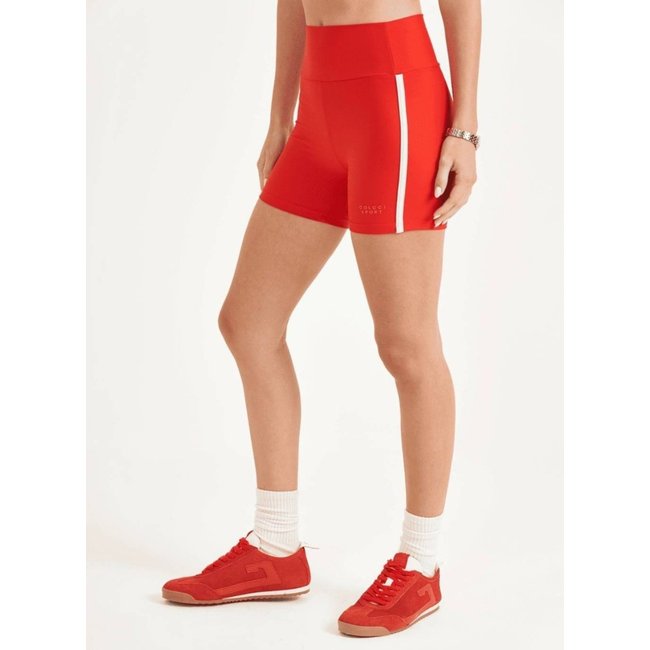 Bermuda Colcci Sport Perfect Fit Velocity Feminina Vermelho