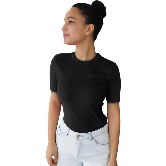 Blusa Canelada Básica Colcci