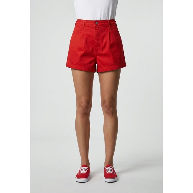 Short Feminino Colcci Cintura Média Vermelho