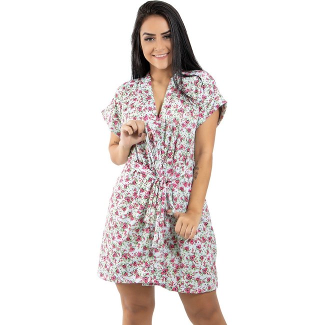Robe Linha Noite Delicato Estampado