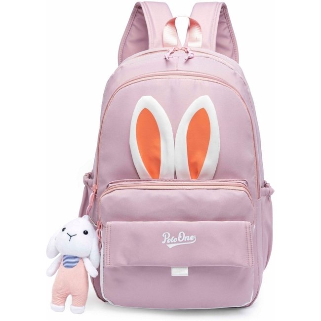 Mochila Bolsa Escolar Passeio Feminina Coelho Menina