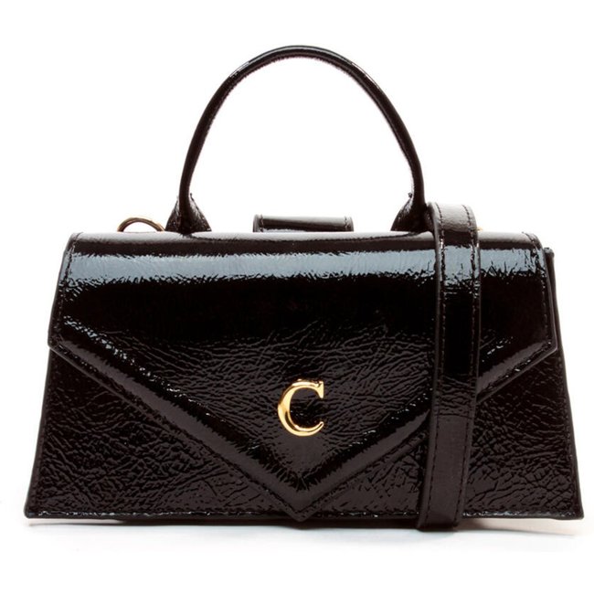 Bolsa Kim Couro Preto Cecconello C2932-8