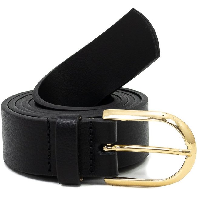 Cinto Feminino em Couro Sapato Show 969 Sapato Show Preto