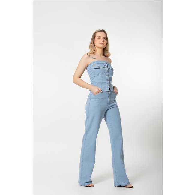 Blusa Aero Jeans Cropped Tomara que Caia Jeans