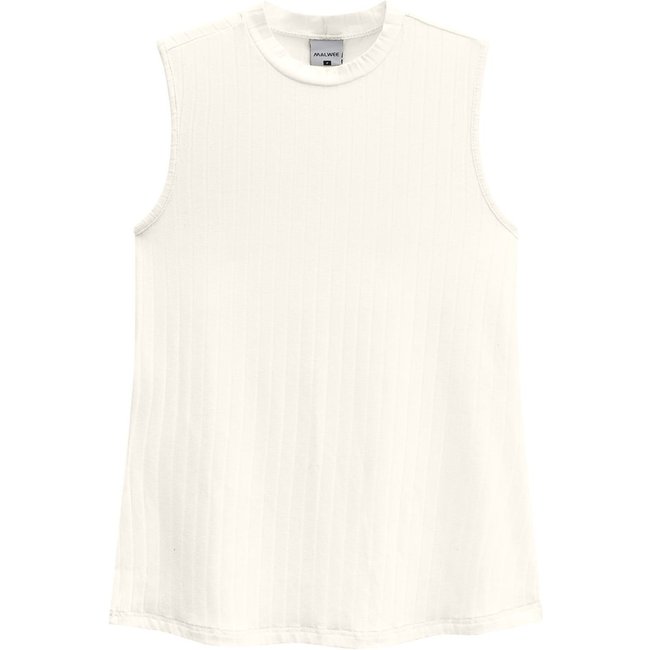 Blusa Básica Feminina Gola Alta Em Canelado Viscose