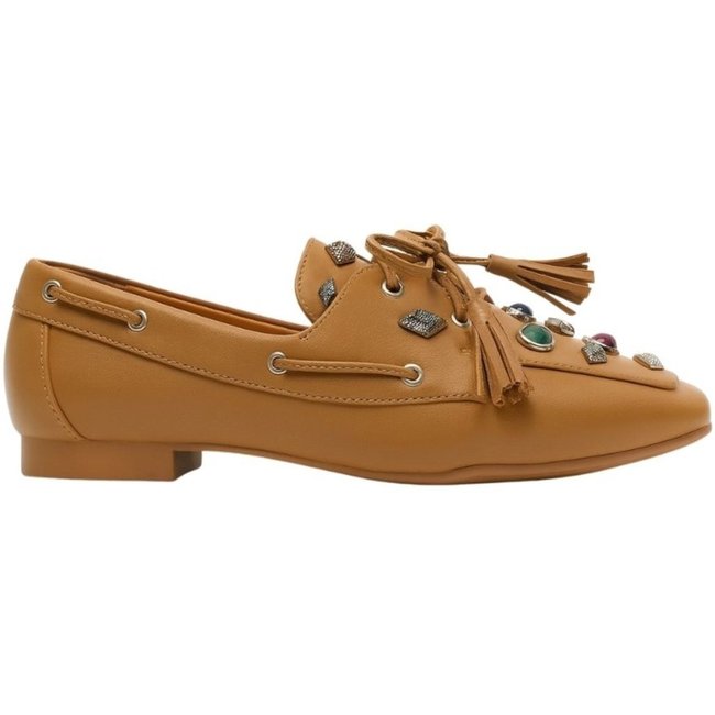 Mocassim Bellaze Com Detalhes Bege