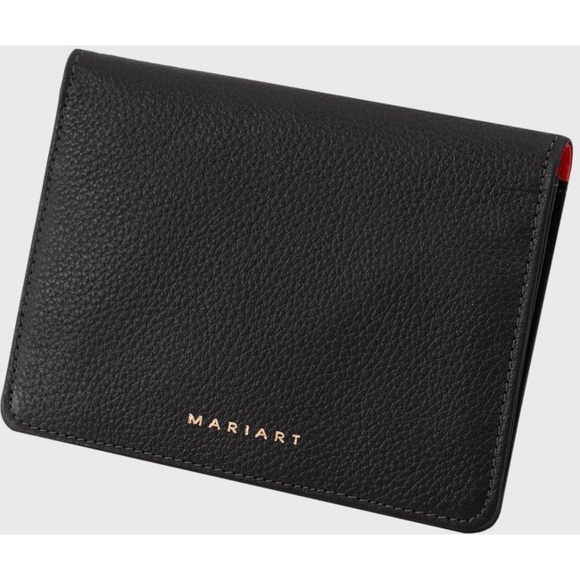 Porta-Passaporte Couro Mariart Proteção Antifurto RFID 740 Preto