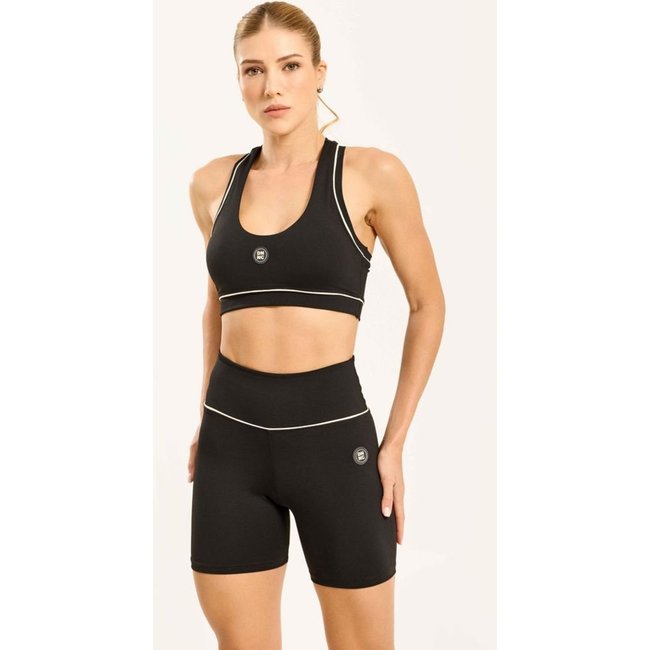 Short Extend Preto Poliamida Donna Carioca