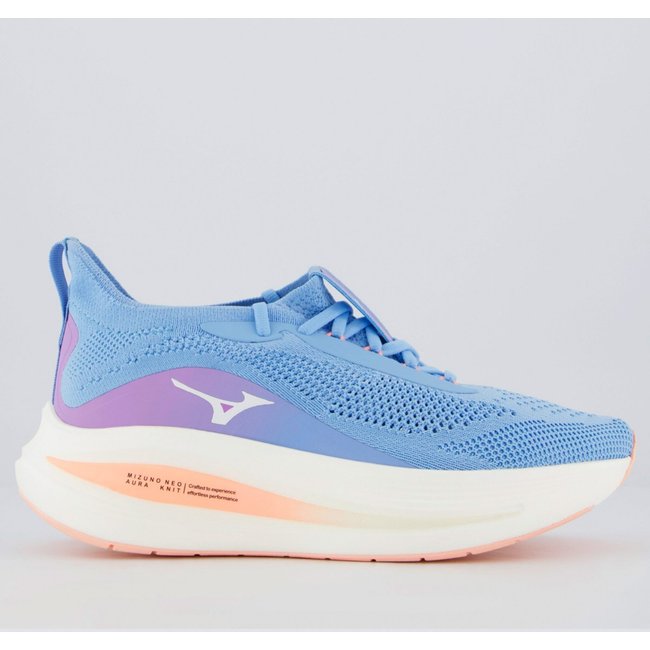 Tênis Mizuno Neo Aura Knit Feminino Azul Claro