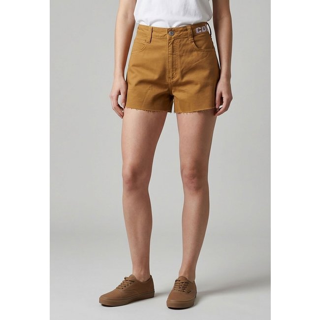 Short Feminino Colcci Barra Desfiada Caramelo