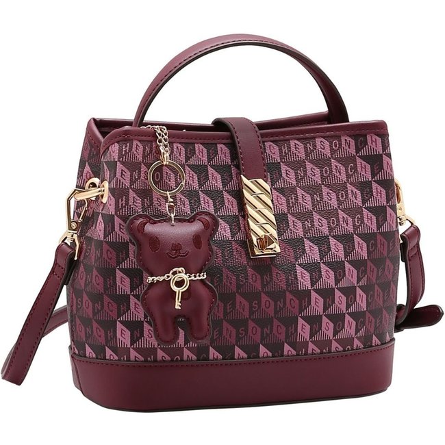 Bolsa Feminina Chenson Tridimensional 3485424 Vinho