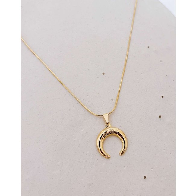 Colar Boho Diamantado Banho Ouro