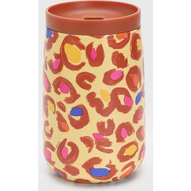 Copo Térmico FARM Que Sede Estampa Animal Print Amarelo