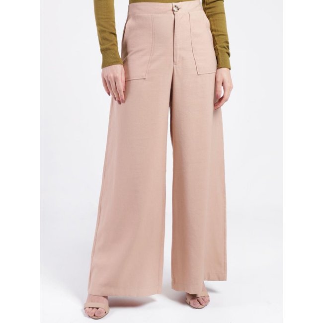 Calça Wide Leg Autentique Feminina MARROM
