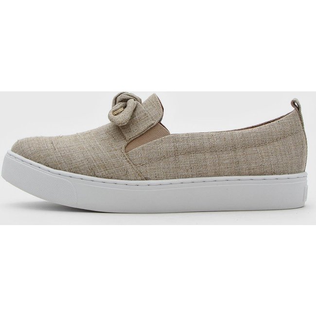 Slip On Santa Lolla Nó Bege