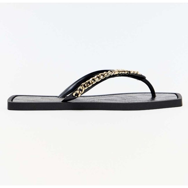 Chinelo Lança Perfume Corrente Ve26 Preto Feminino
