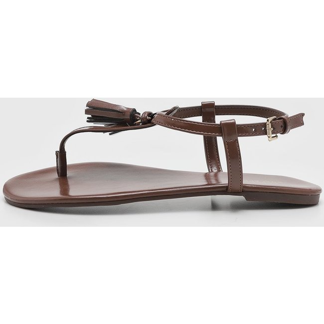 Rasteira Feminina Anacapri Tassel Marrom