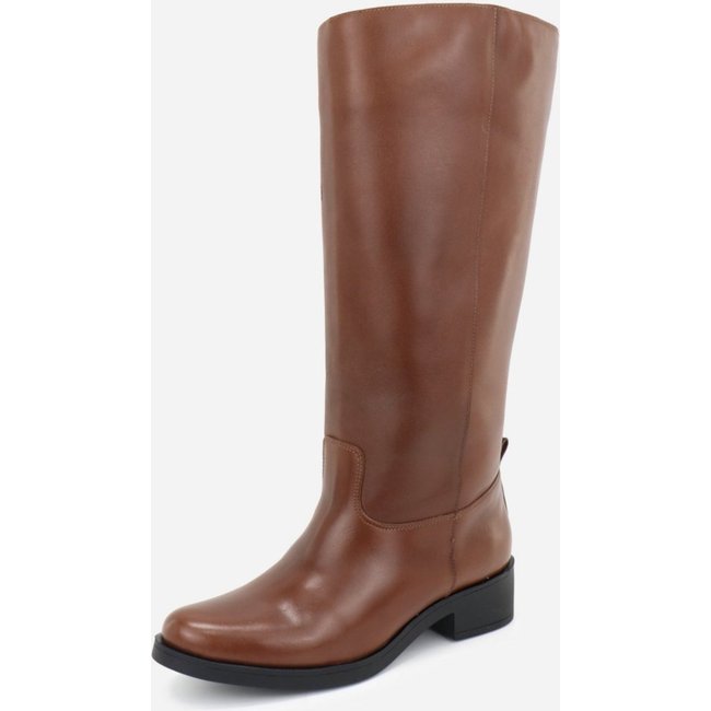 Bota Montaria Boca Larga Feminina Couro Legitimo Cano Longo Feminina Couro Conforto Cedro