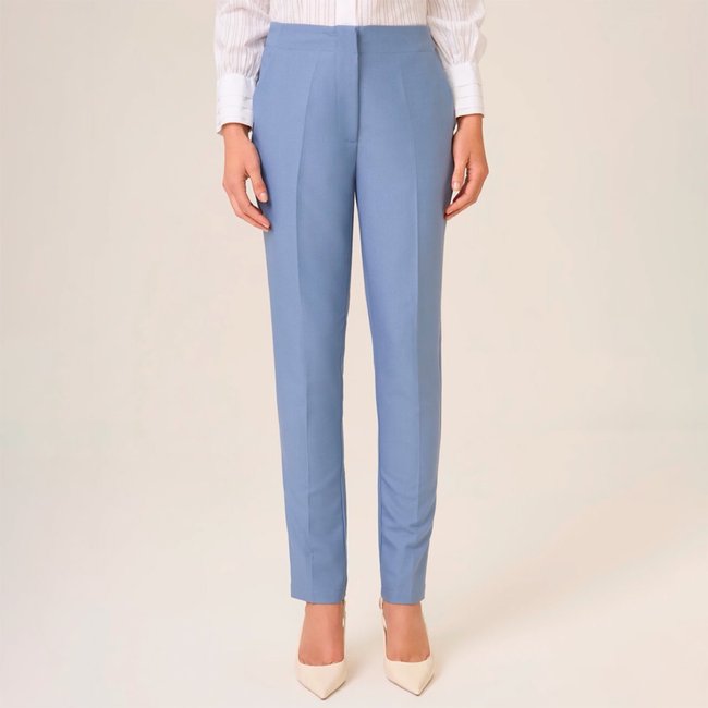 Calça Dudalina Adriana Elastic Ve26 Azul Feminino