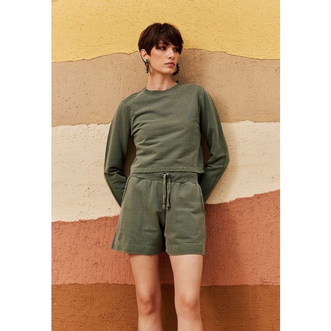 Cropped Alongado CaCay Manga Longa Estonado