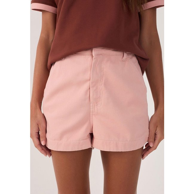Short Sarja Dress To Reto Pocket Rosa