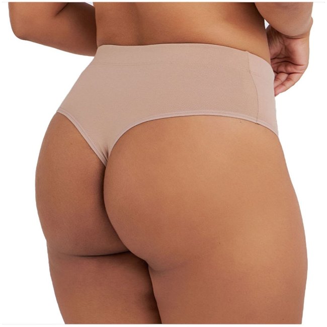 Calcinha Fio Dental Modeladora Zero Barriga Dilady 333203 CHOCOLATE