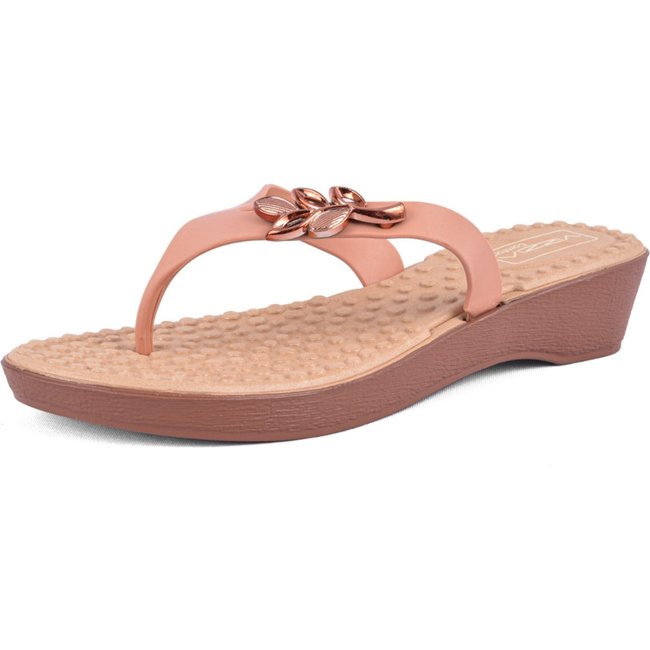 Chinelo Ortopédico Slide De Dedo Mr Try Shoes Sandália Rasteira Rasteirinha Nude