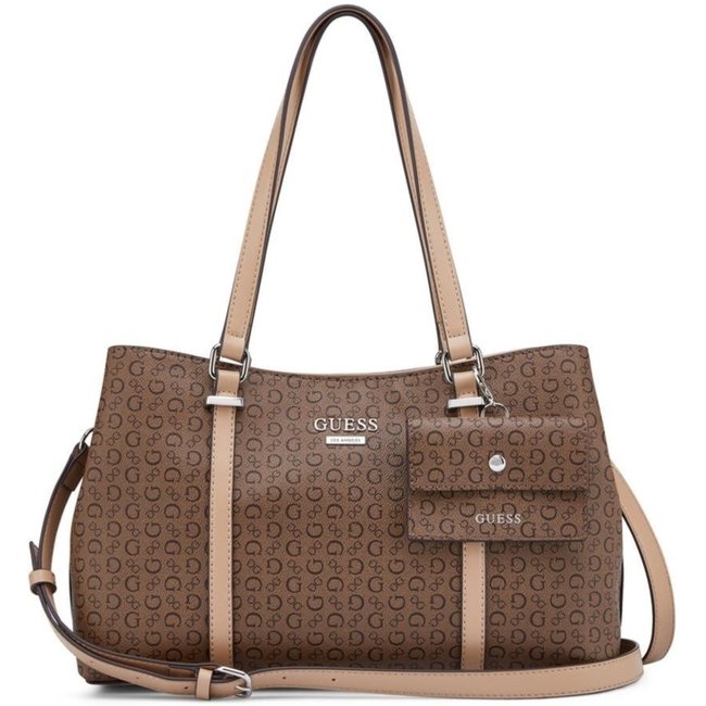 Bolsa Guess Madwelle Satchel Bege