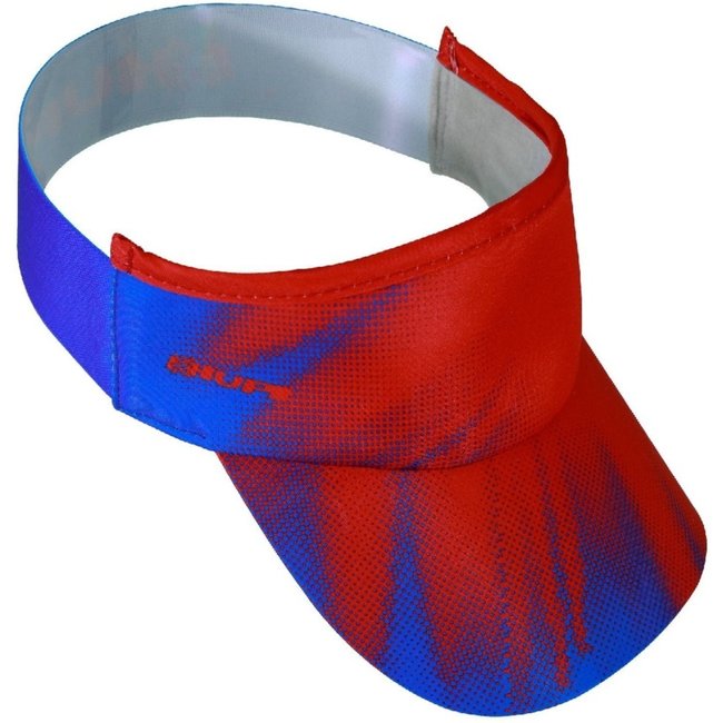Viseira para Corrida HUPI Tuna Azul e Vermelho Vermelho