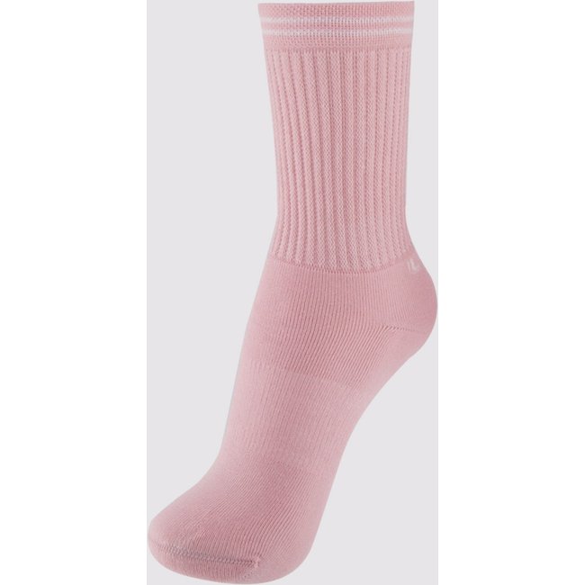 Meia Lupo Sport Básica Cano Longo Feminina Rosa