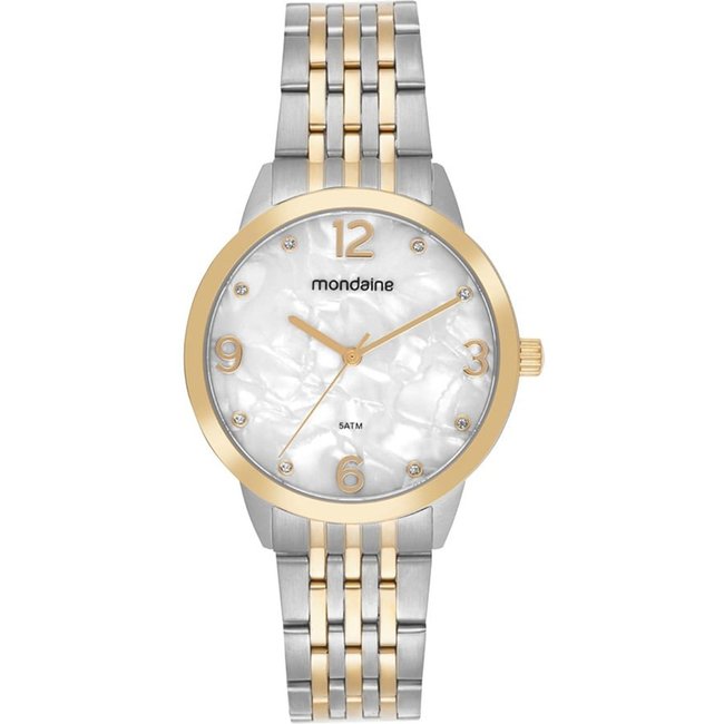 Relógio Feminino Mondaine Bicolor Madreperola Mondaine