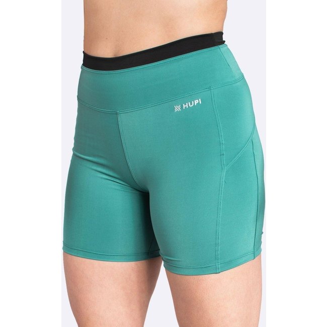 Bermuda Fitness Energi Feminina - Verde/Preto Preto