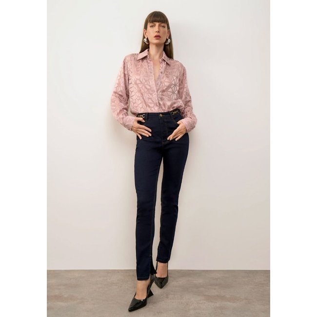 Calça Iódice Skinny Alta Azul