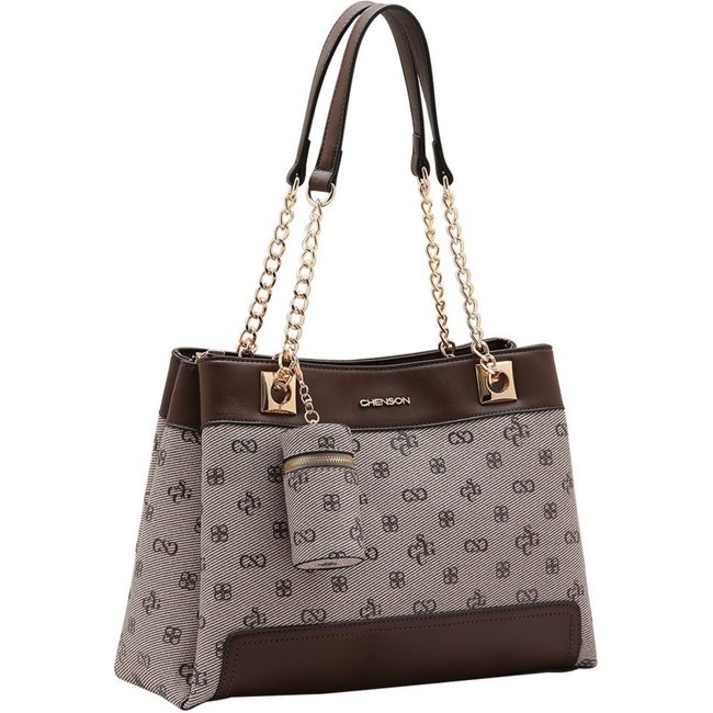 Bolsa Feminina Chenson Monograma Atemporal 3485412 Café