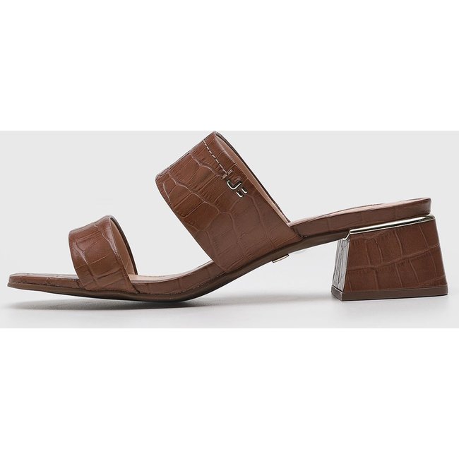 Tamanco Feminino Jorge Bischoff Croco Marrom