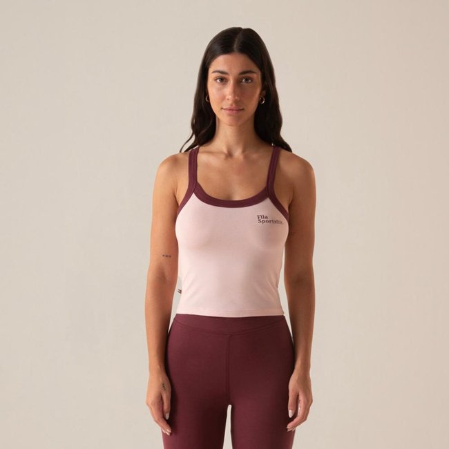 Regata Fila Ribbed Letter Retro Feminina Incolor