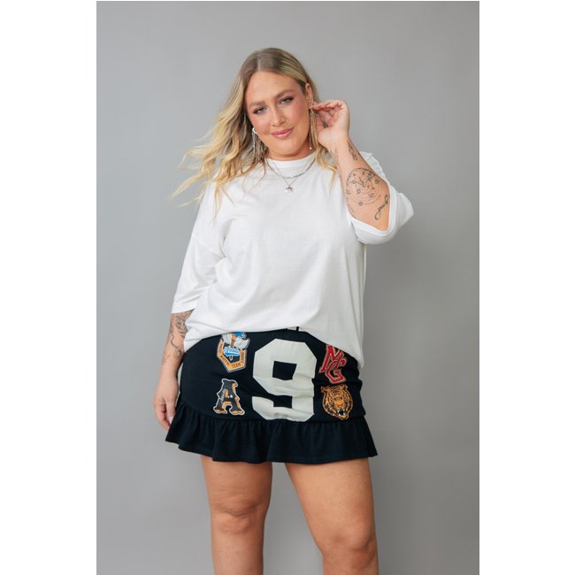 Saia De Babadinho De Malha Preta Champion marinaegabriella