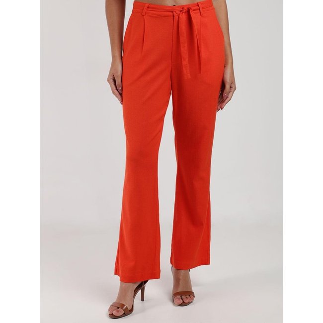 Calça Alfaiataria Reta Autentique Feminina LARANJA