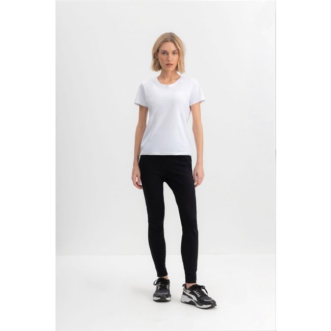 Calça feminina em cotton Essendi Preto Preto