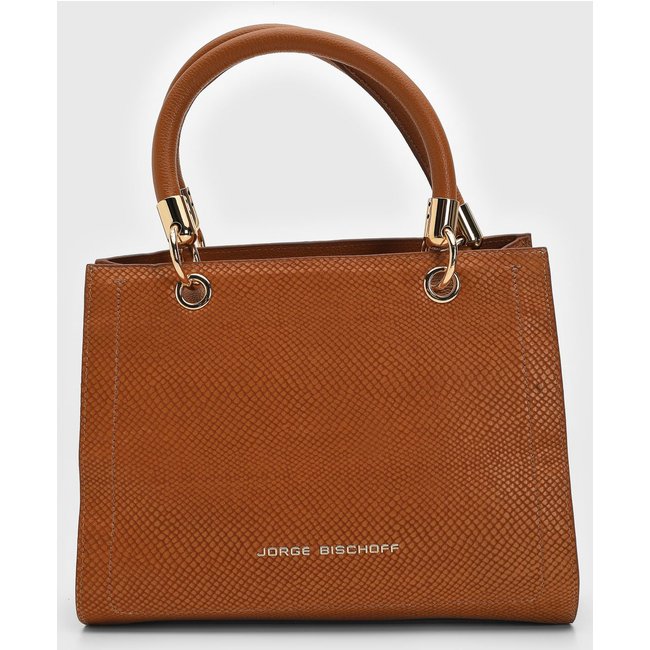 Bolsa Tiracolo Jorge Bischoff Cobra Caramelo