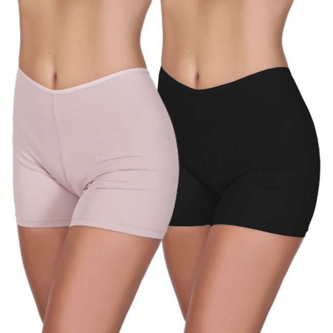 Kit 2 Short Íntima Microfibra Concept Lingerie Multicolorido