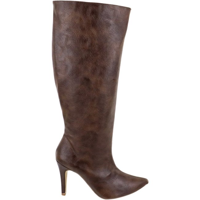 Bota Feminina Sete Sales Cano Alto 1712 Destroyed Cacau