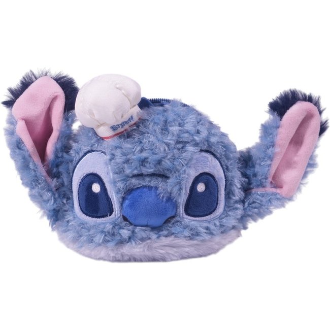 Infantil - Estojo Stitch Chapéu Pelúcia Macio Reforçado Original Disney