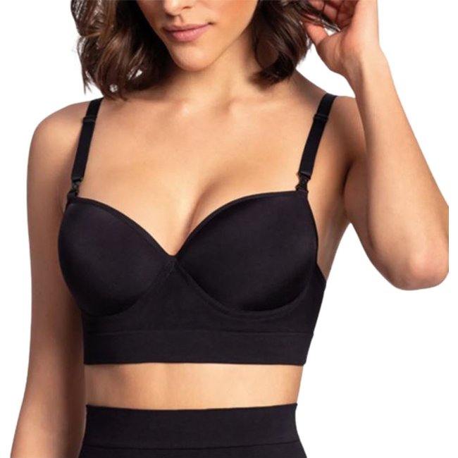 Sutiã Control Loba Slim Lupo Antimicrobial Com Bojo 47160 Preto