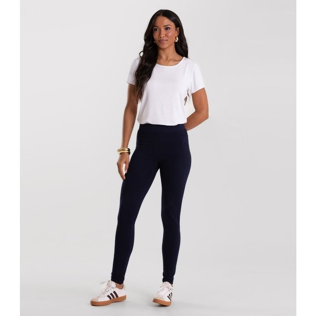 Legging Feminina Básica Cotton Rovitex Azul